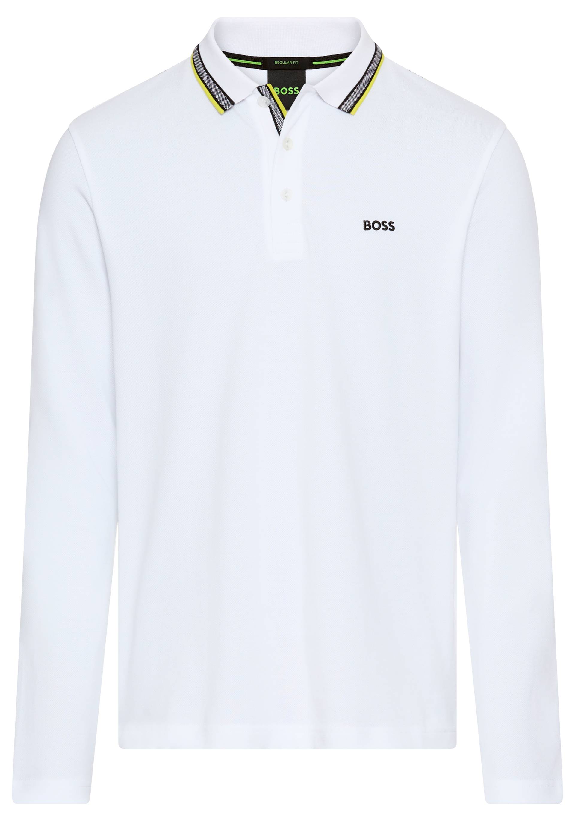BOSS GREEN Langarm-Poloshirt »Plisy«, mit Streifen am Kragen BOSS GREEN Langarm-Poloshirt »Plisy«, mit Streifen am Kragen von BOSS GREEN