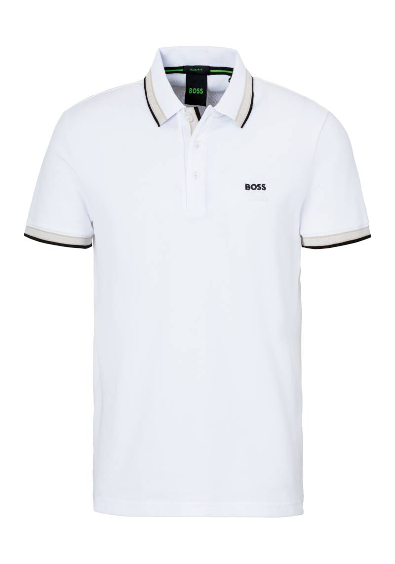 BOSS GREEN Poloshirt »Paddy«, mit kontrastfarbenen Streifen am Kragen von BOSS GREEN