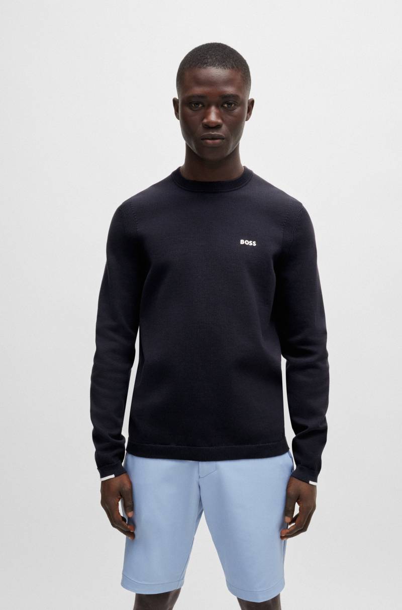 BOSS GREEN Rundhalspullover »Ever-X_CN«, mit Rundhalsausschnitt von BOSS GREEN