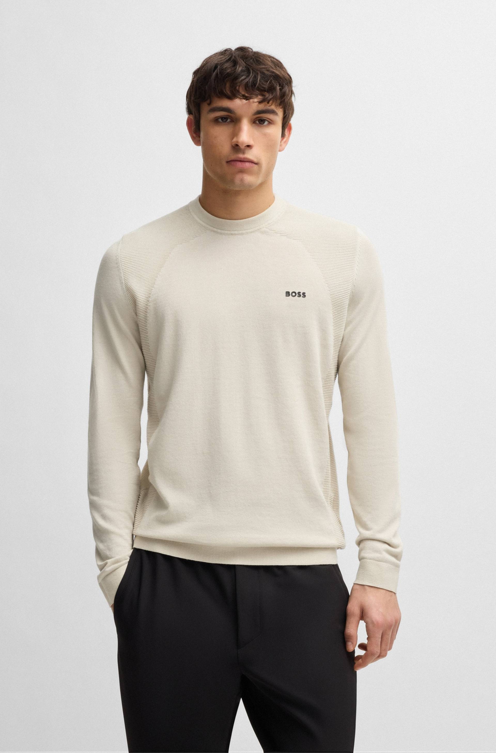 BOSS GREEN Strickpullover »Momentum_Lite_C«, mit Marken-Logo von BOSS GREEN