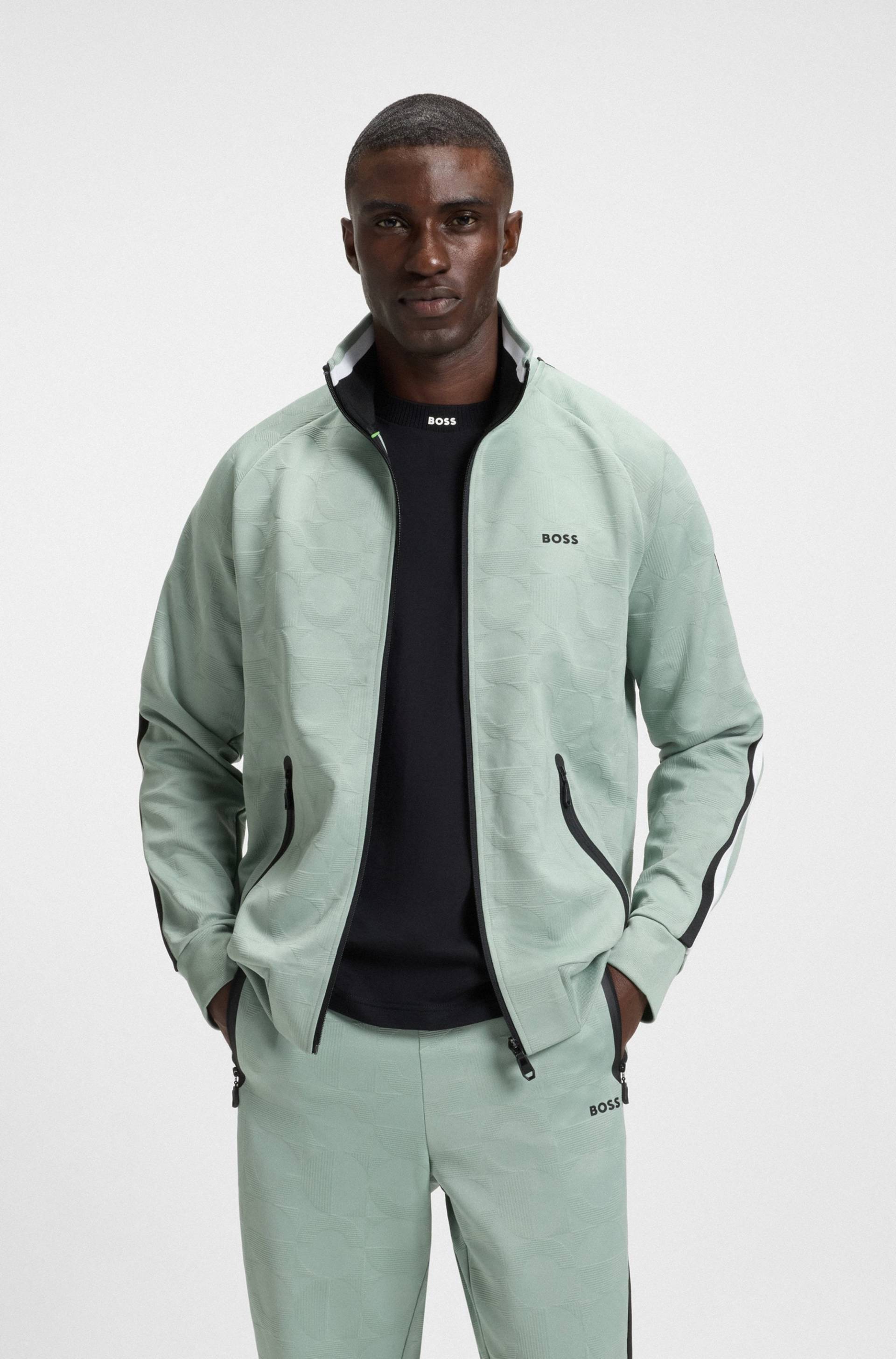 BOSS GREEN Sweatjacke »Skarley Strip«, mit dezentem Muster BOSS GREEN Sweatjacke »Skarley Strip«, mit dezentem Muster von BOSS GREEN