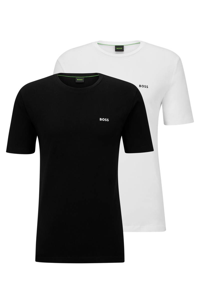 BOSS GREEN T-Shirt, (Packung, 2), mit Logodruck von BOSS GREEN