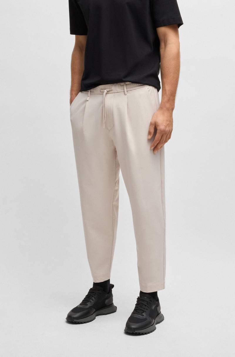 BOSS GREEN Webhose »T_Convert-Pleat«, mit Zugbund und Markenlabel von BOSS GREEN