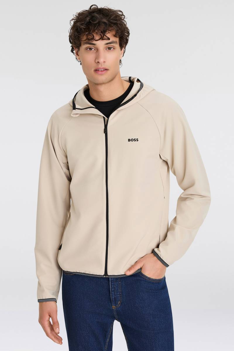 BOSS GREEN Funktionsjacke »L_Commuter«, mit Kapuze, mit gummiertem Markenlabel von BOSS Green