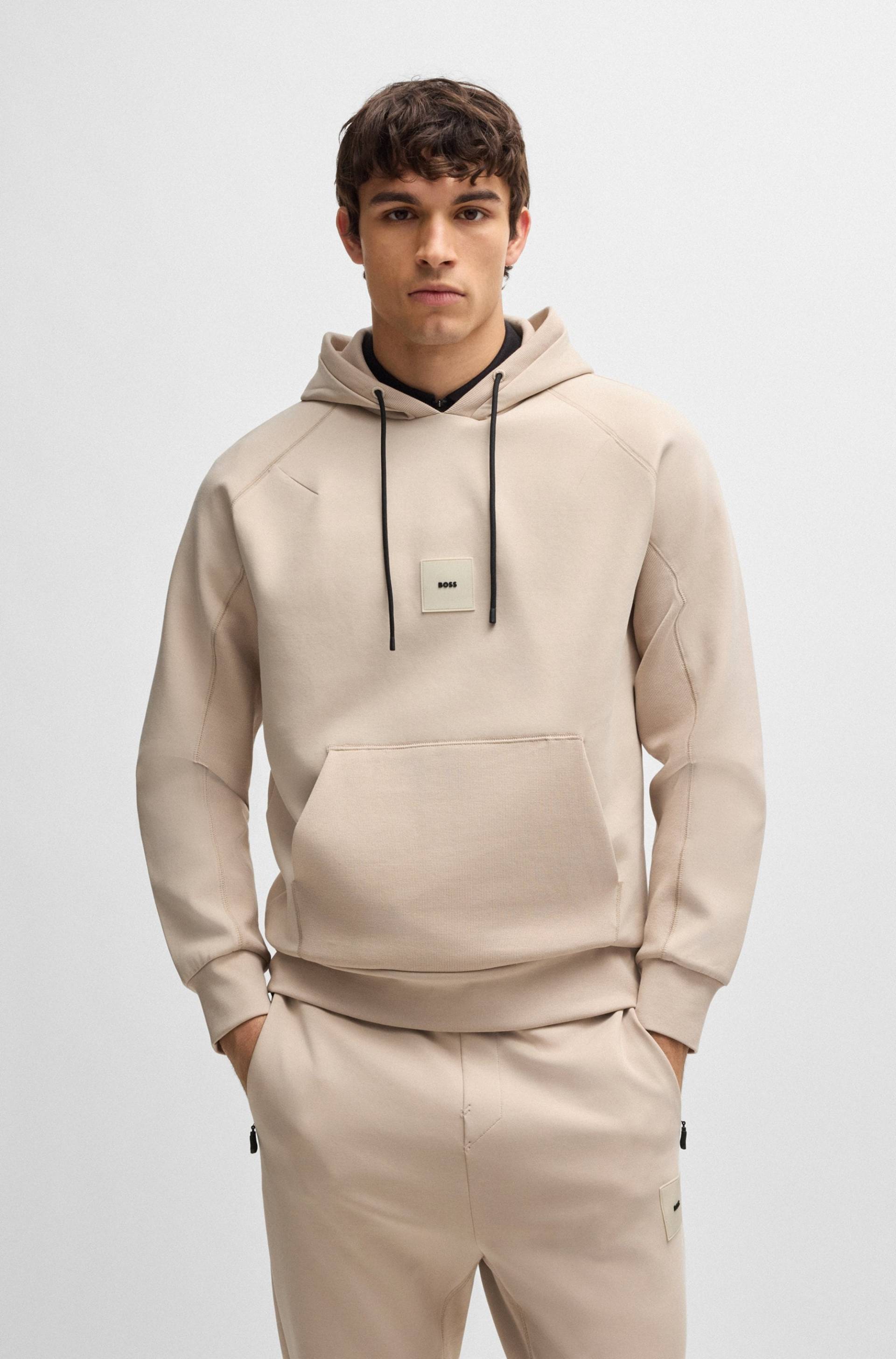 BOSS GREEN Kapuzensweatshirt »Soody Rib«, mit Logo-Badge und Kordelzug von BOSS Green