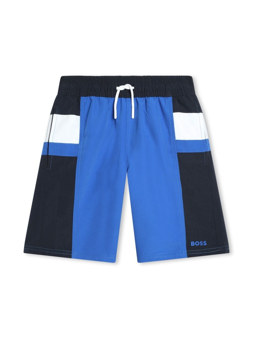 BOSS Kidswear colour-block swim shorts - Blue von BOSS Kidswear