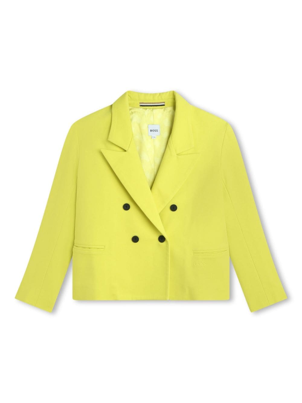 BOSS Kidswear double-breasted blazer - Yellow von BOSS Kidswear
