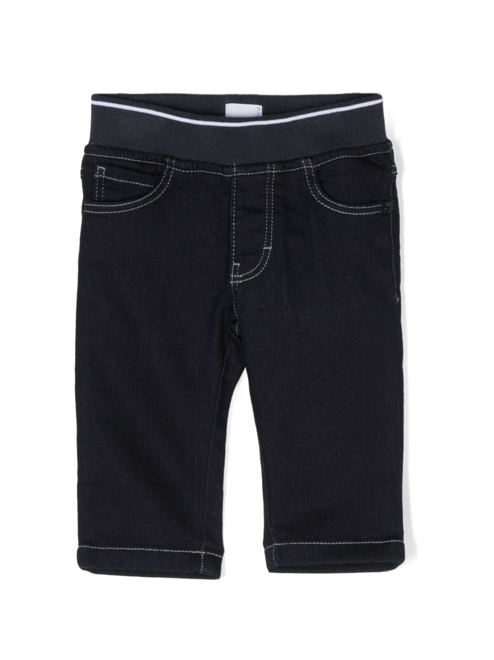 BOSS Kidswear elasticated-waistband straight jeans - Blue von BOSS Kidswear