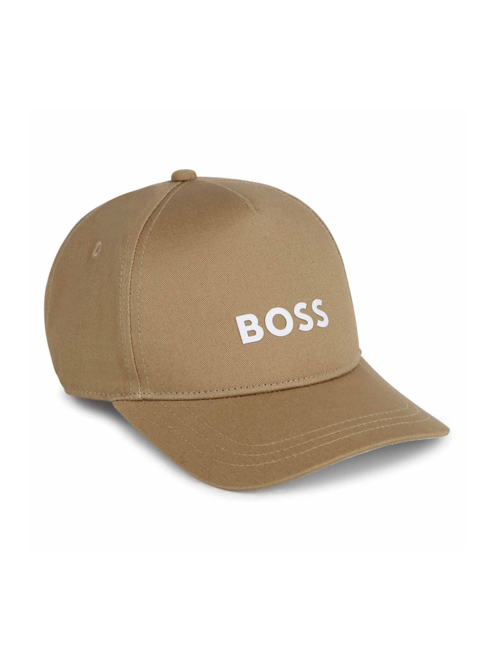 BOSS Kidswear logo-appliqué cotton cap - Neutrals von BOSS Kidswear