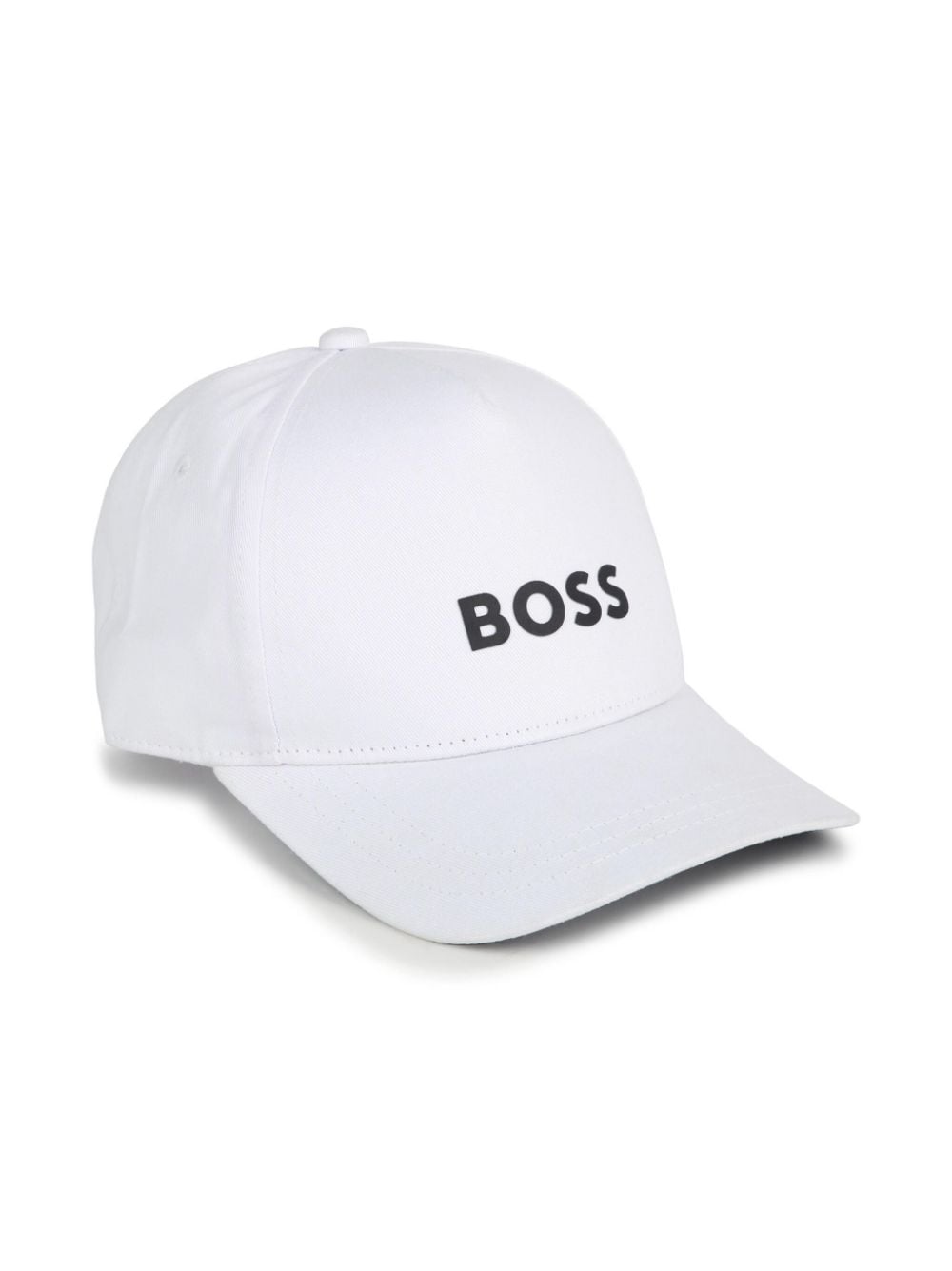 BOSS Kidswear logo-appliqué cotton cap - White von BOSS Kidswear