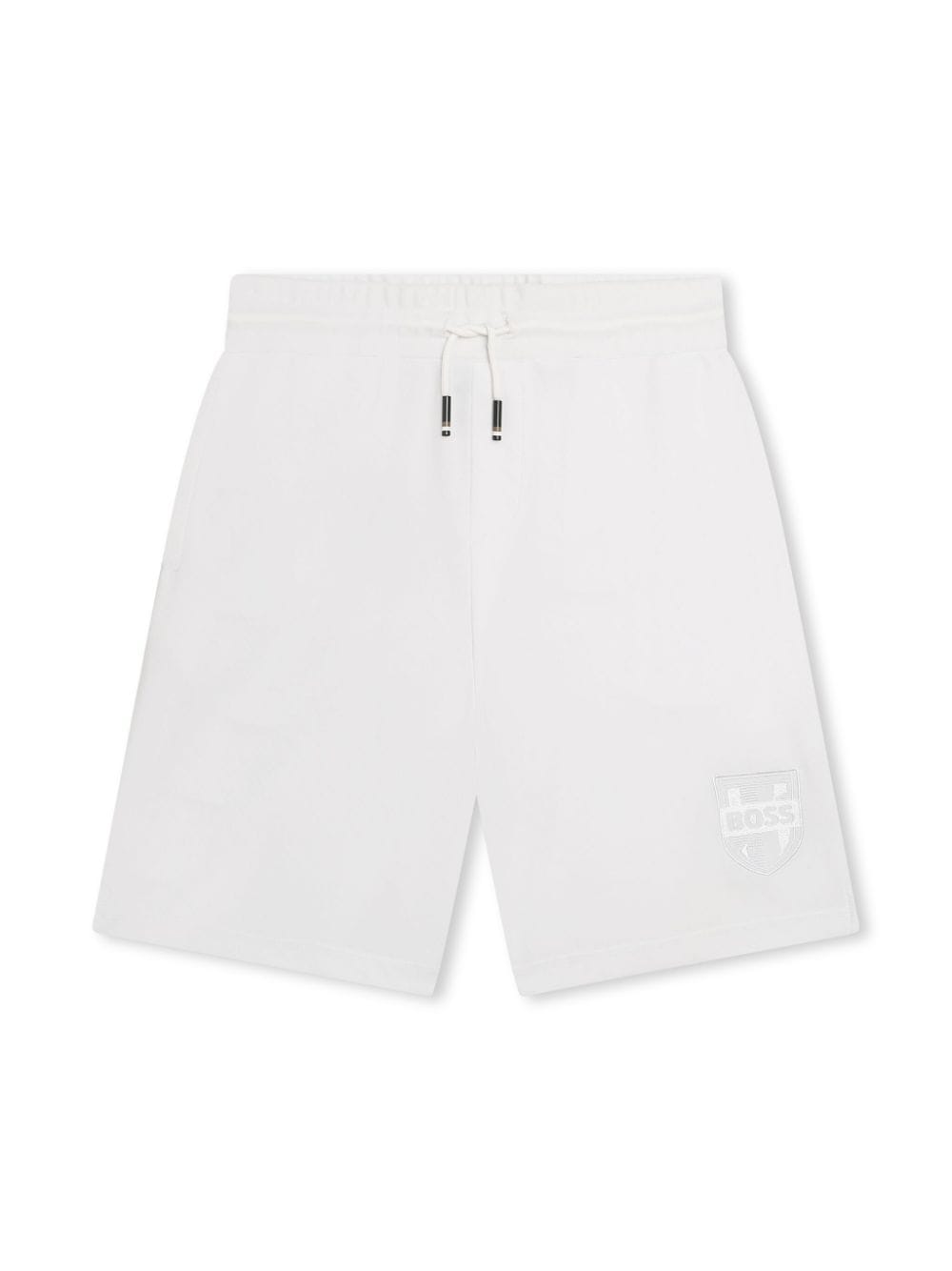 BOSS Kidswear logo-appliqué track shorts - White von BOSS Kidswear