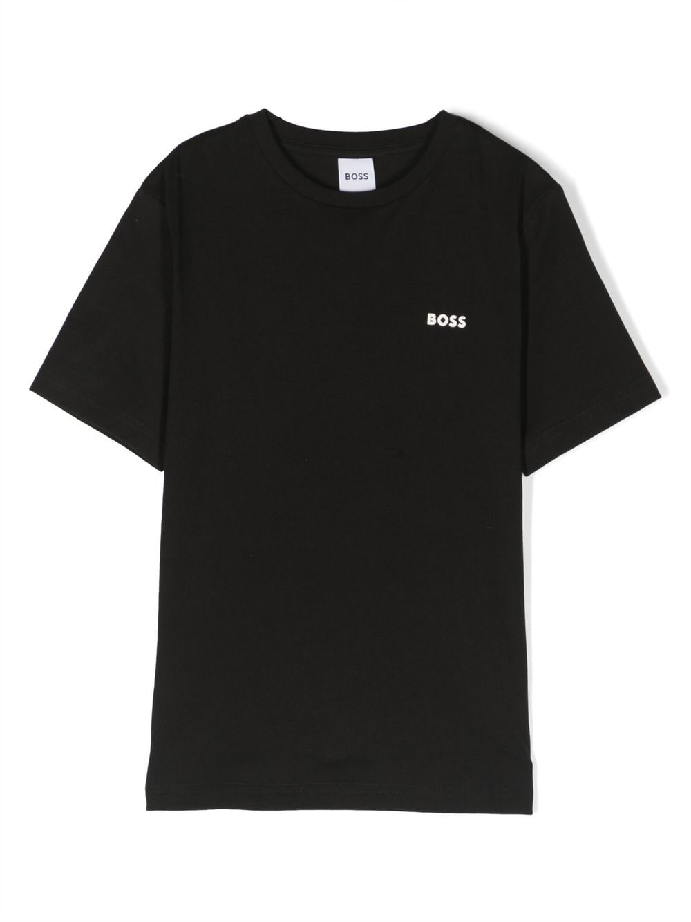 BOSS Kidswear logo-embossed T-shirt - Black von BOSS Kidswear