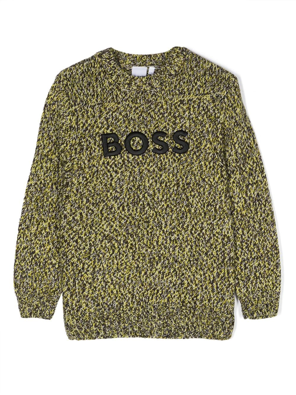 BOSS Kidswear logo-embroidered knitted jumper - Brown von BOSS Kidswear