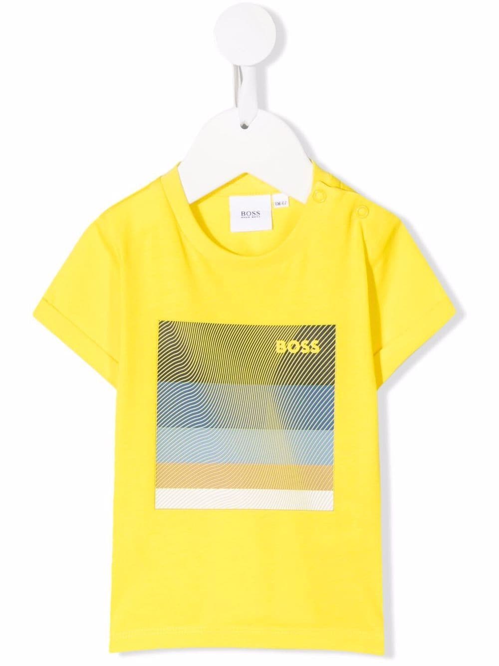 BOSS Kidswear logo-print T-shirt - Yellow von BOSS Kidswear