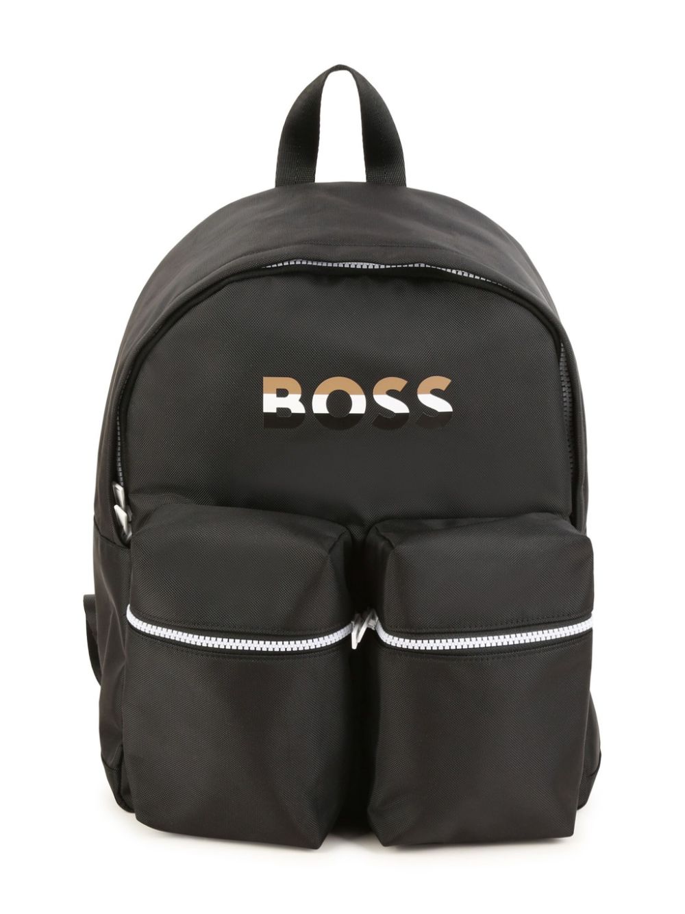 BOSS Kidswear logo-print backpack - Black von BOSS Kidswear