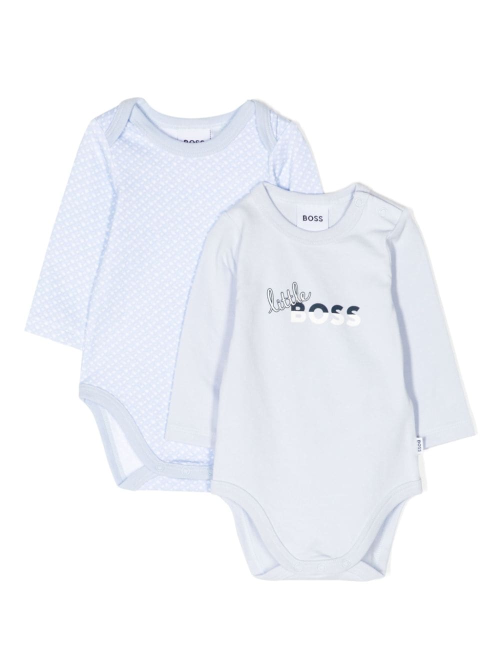 BOSS Kidswear logo-print bodysuit set - Blue von BOSS Kidswear