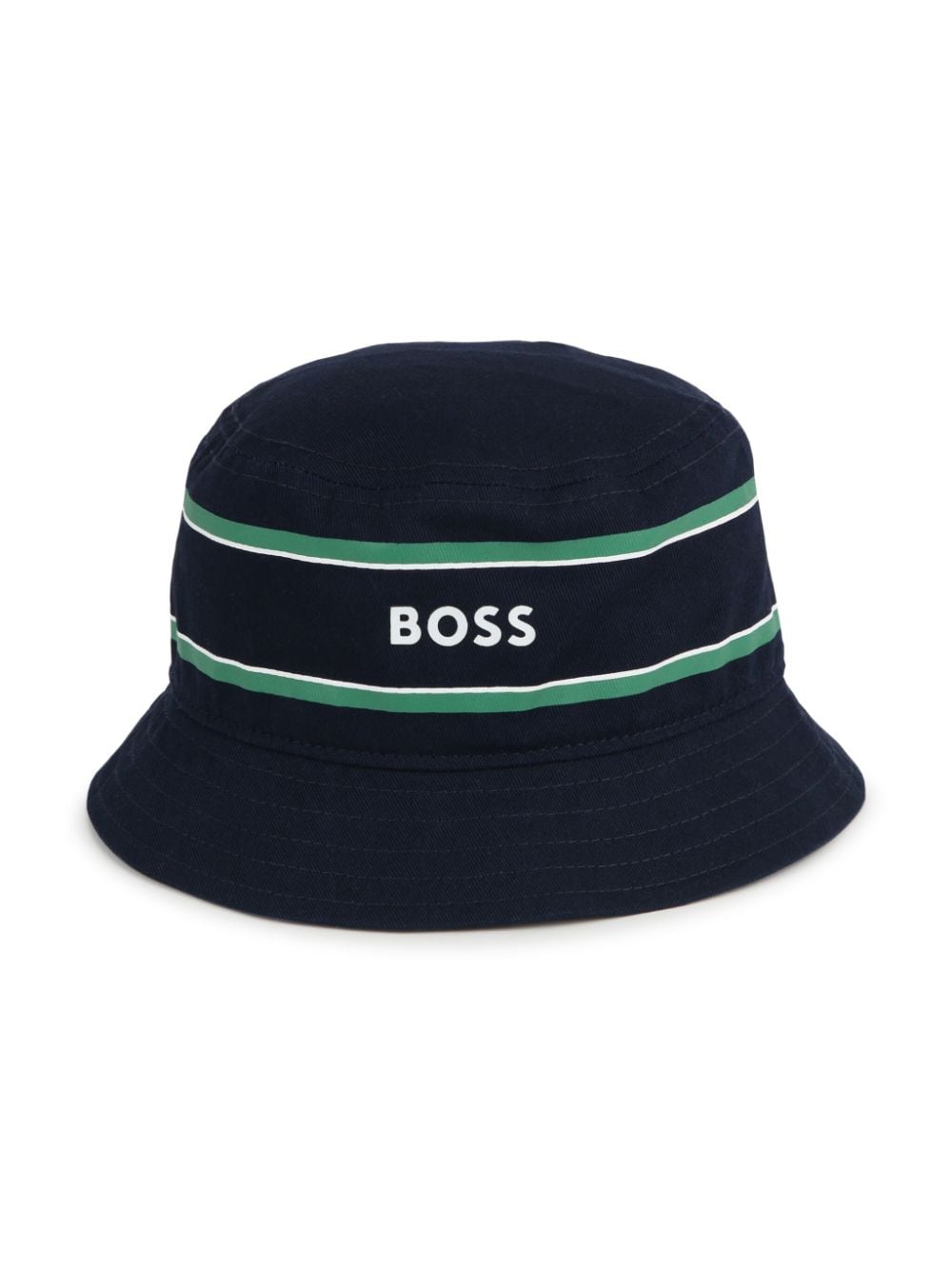 BOSS Kidswear logo-print bucket hat - Blue von BOSS Kidswear