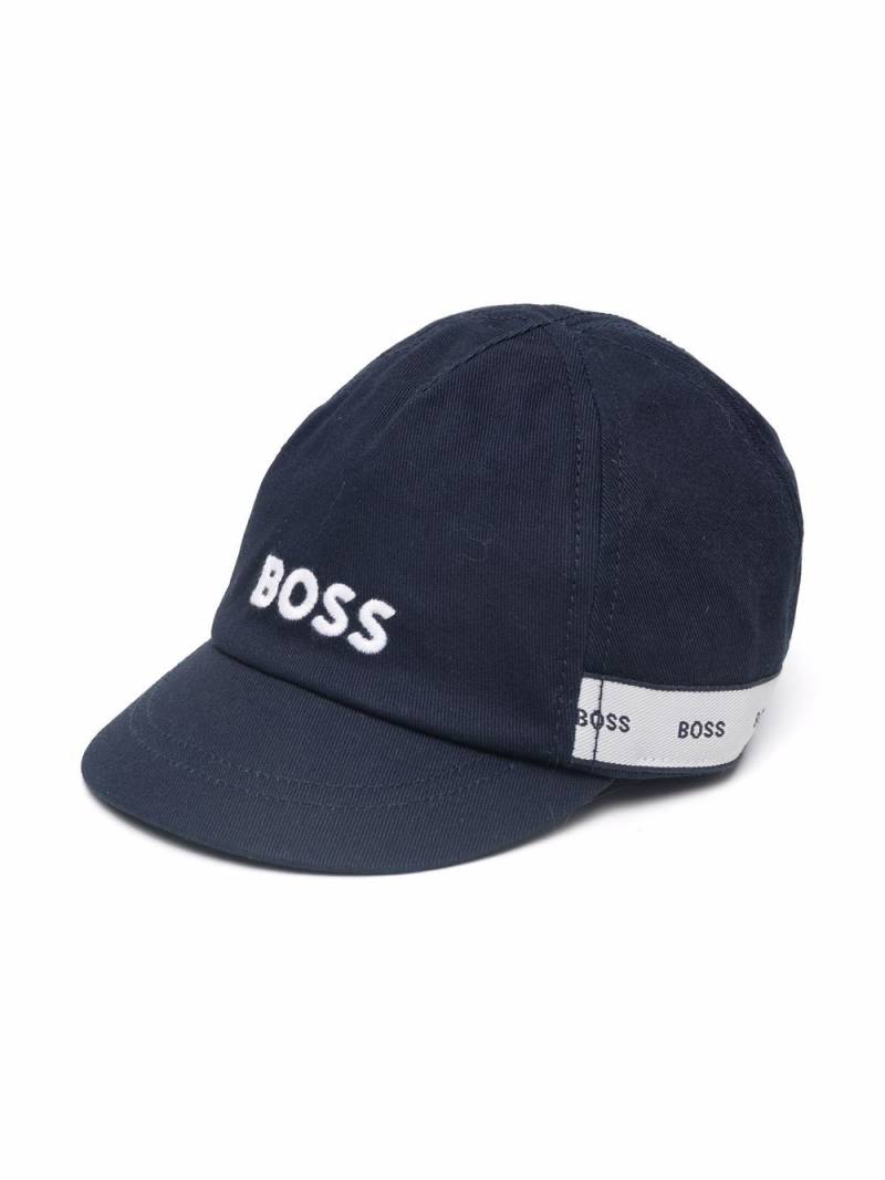 BOSS Kidswear logo print cap - Blue von BOSS Kidswear