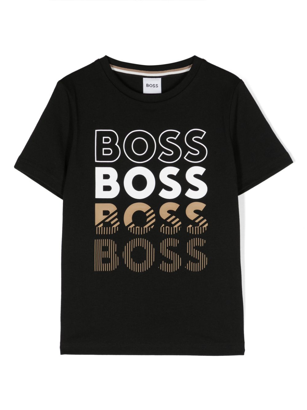 BOSS Kidswear logo-print cotton T-shirt - Black von BOSS Kidswear