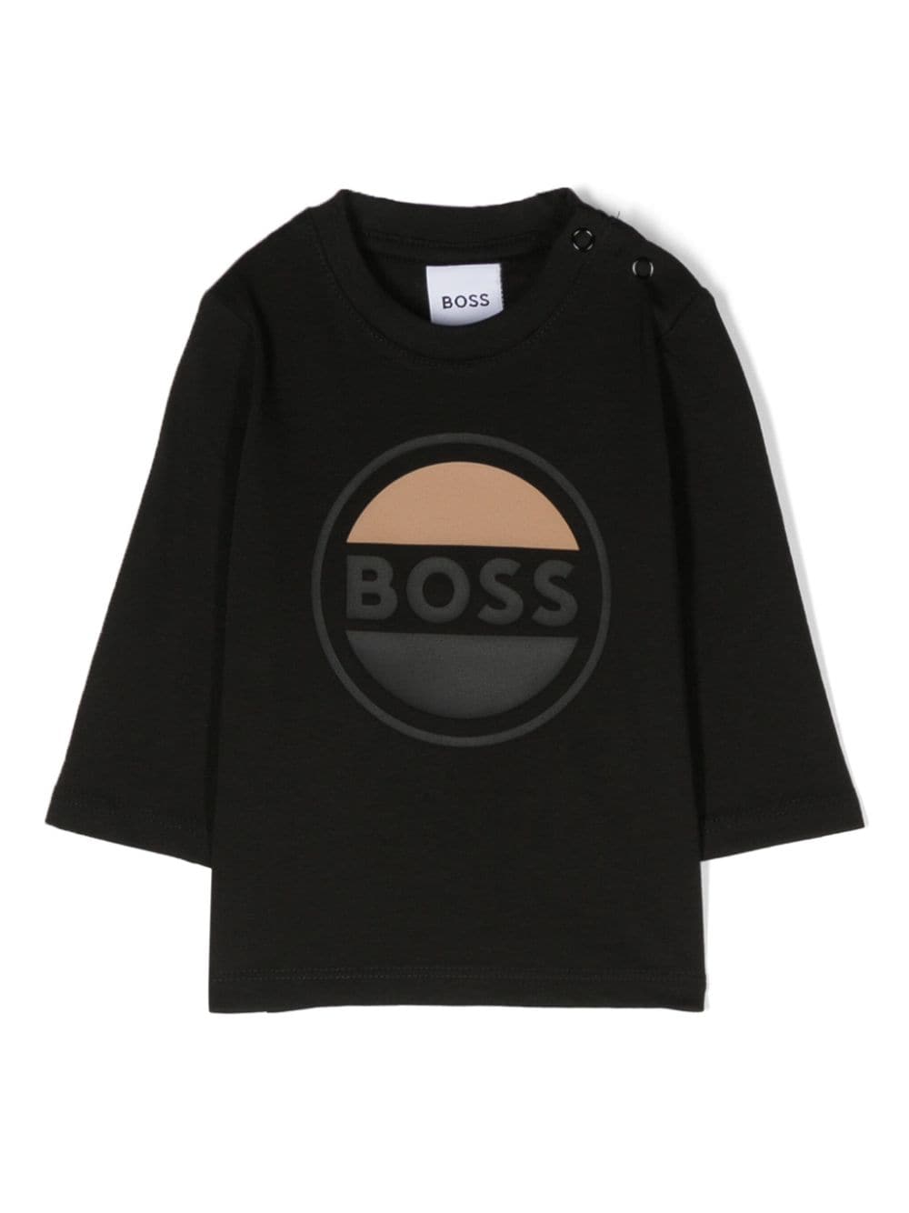 BOSS Kidswear logo-print cotton T-shirt - Black von BOSS Kidswear