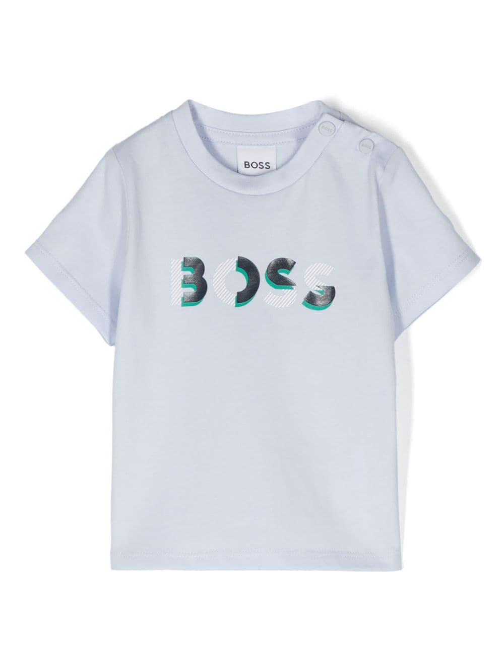 BOSS Kidswear logo-print cotton T-shirt - Blue von BOSS Kidswear