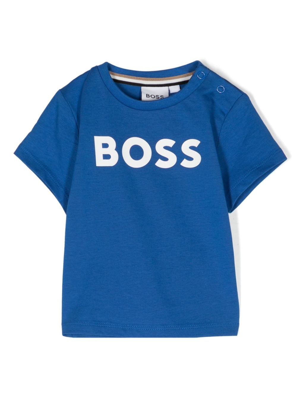 BOSS Kidswear logo-print cotton T-shirt - Blue von BOSS Kidswear