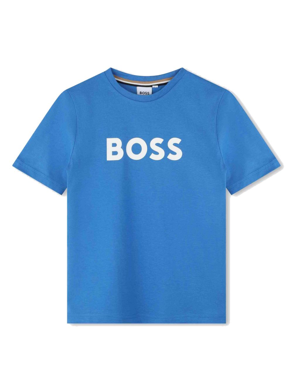 BOSS Kidswear logo-print cotton T-shirt - Blue von BOSS Kidswear