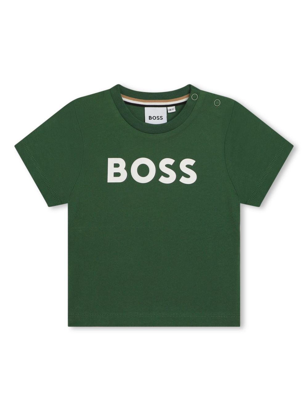 BOSS Kidswear logo-print cotton T-shirt - Green von BOSS Kidswear