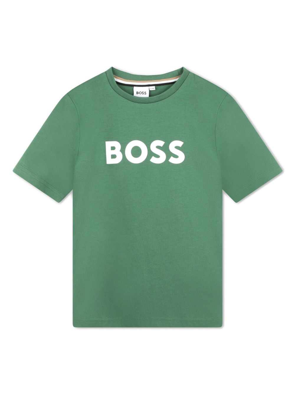 BOSS Kidswear logo-print cotton T-shirt - Green von BOSS Kidswear