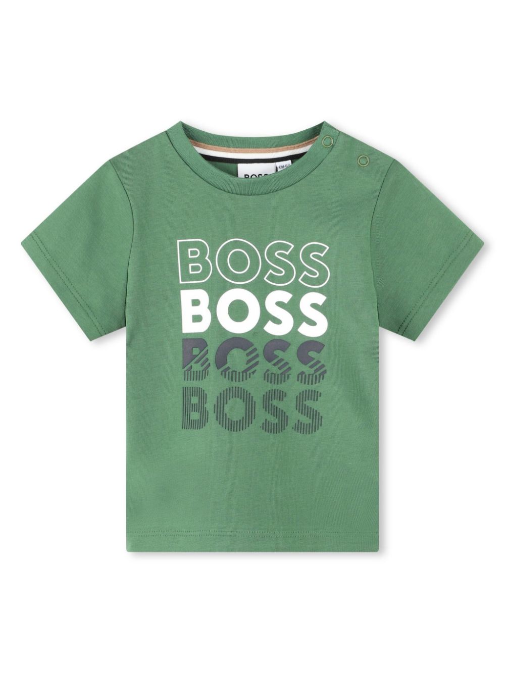 BOSS Kidswear logo-print cotton T-shirt - Green von BOSS Kidswear