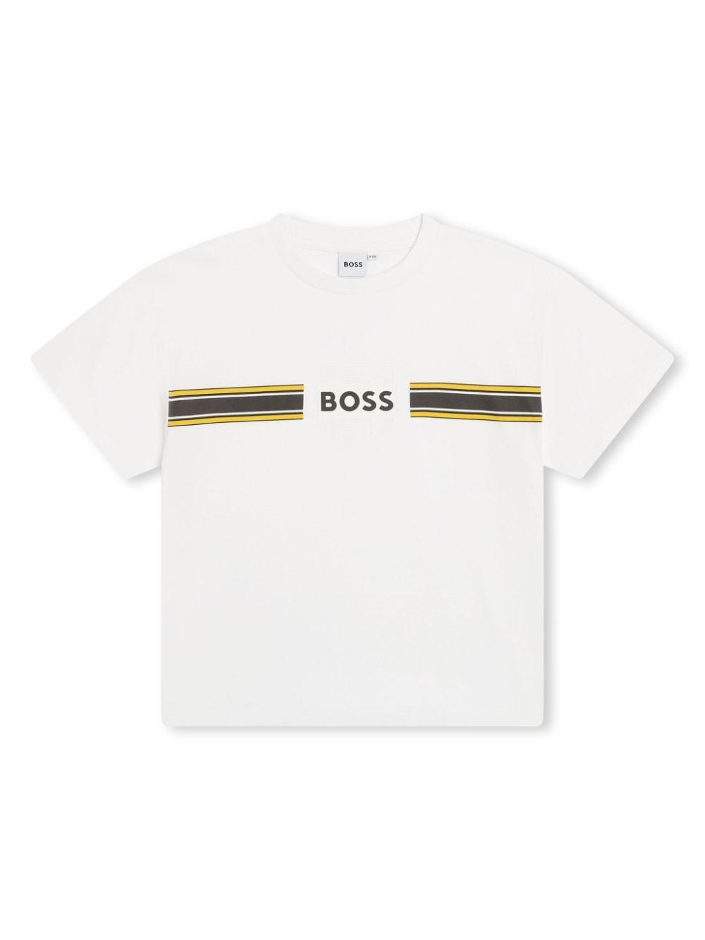 BOSS Kidswear logo-print cotton T-shirt - White von BOSS Kidswear