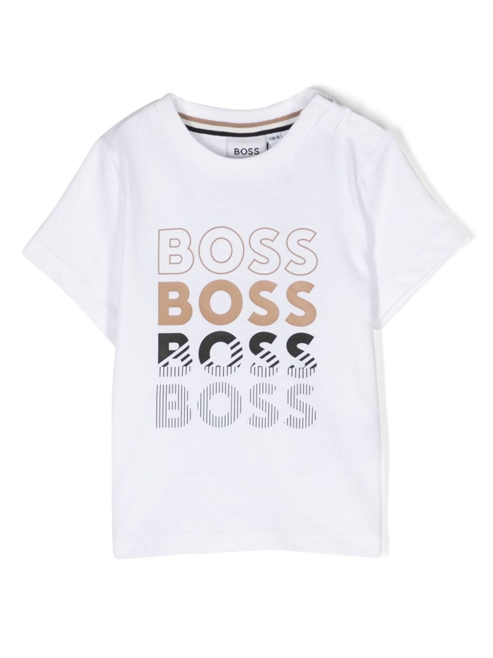 BOSS Kidswear logo-print cotton T-shirt - White von BOSS Kidswear