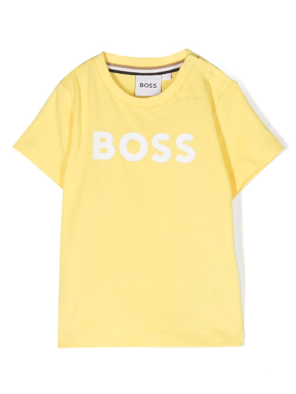 BOSS Kidswear logo-print cotton T-shirt - Yellow von BOSS Kidswear