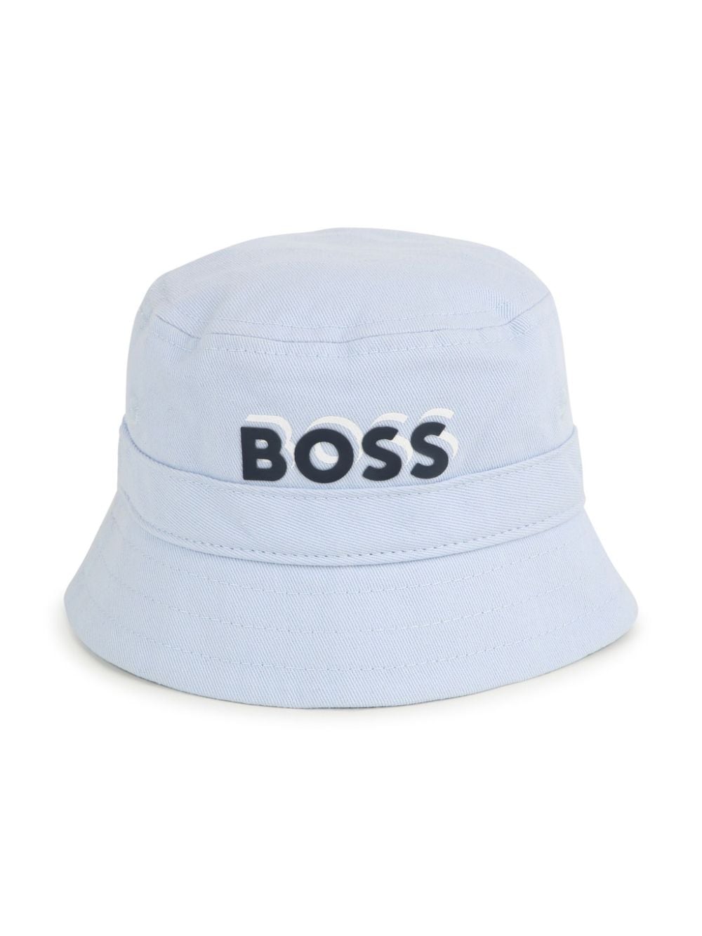 BOSS Kidswear logo-print cotton bucket hat - Blue von BOSS Kidswear