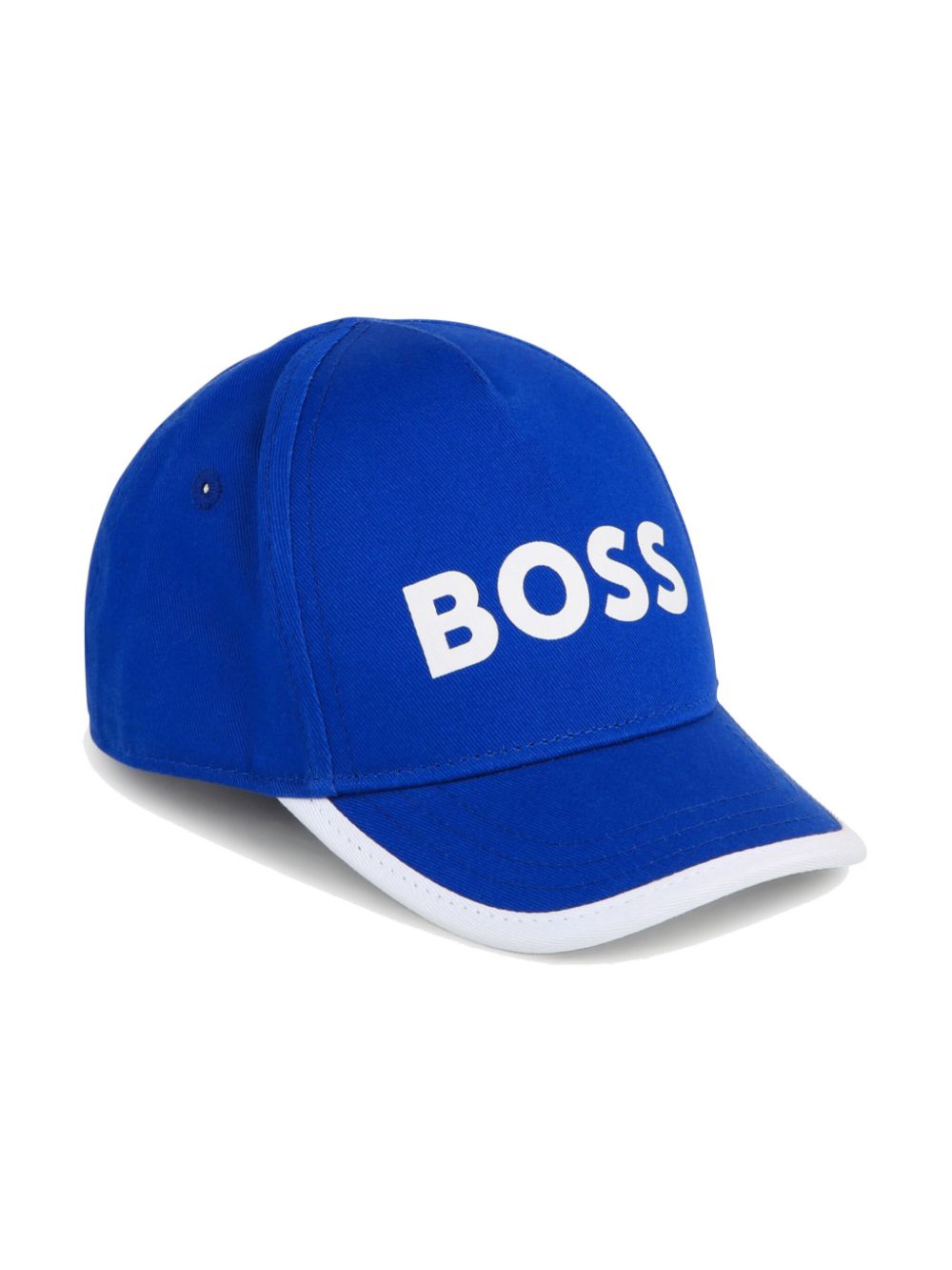 BOSS Kidswear logo-print cotton cap - Blue von BOSS Kidswear