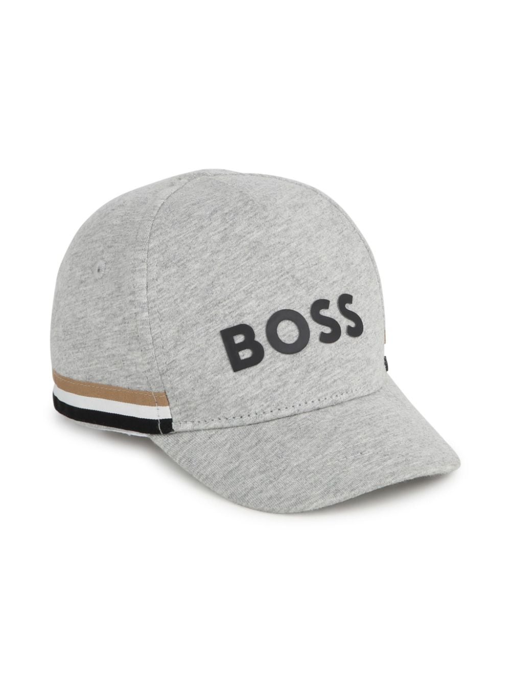 BOSS Kidswear logo-print cotton cap - Grey von BOSS Kidswear