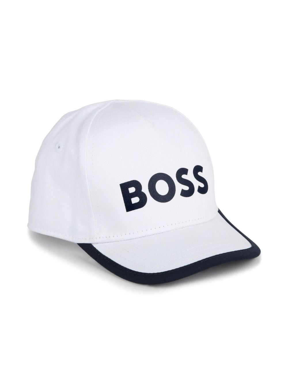 BOSS Kidswear logo-print cotton cap - White von BOSS Kidswear