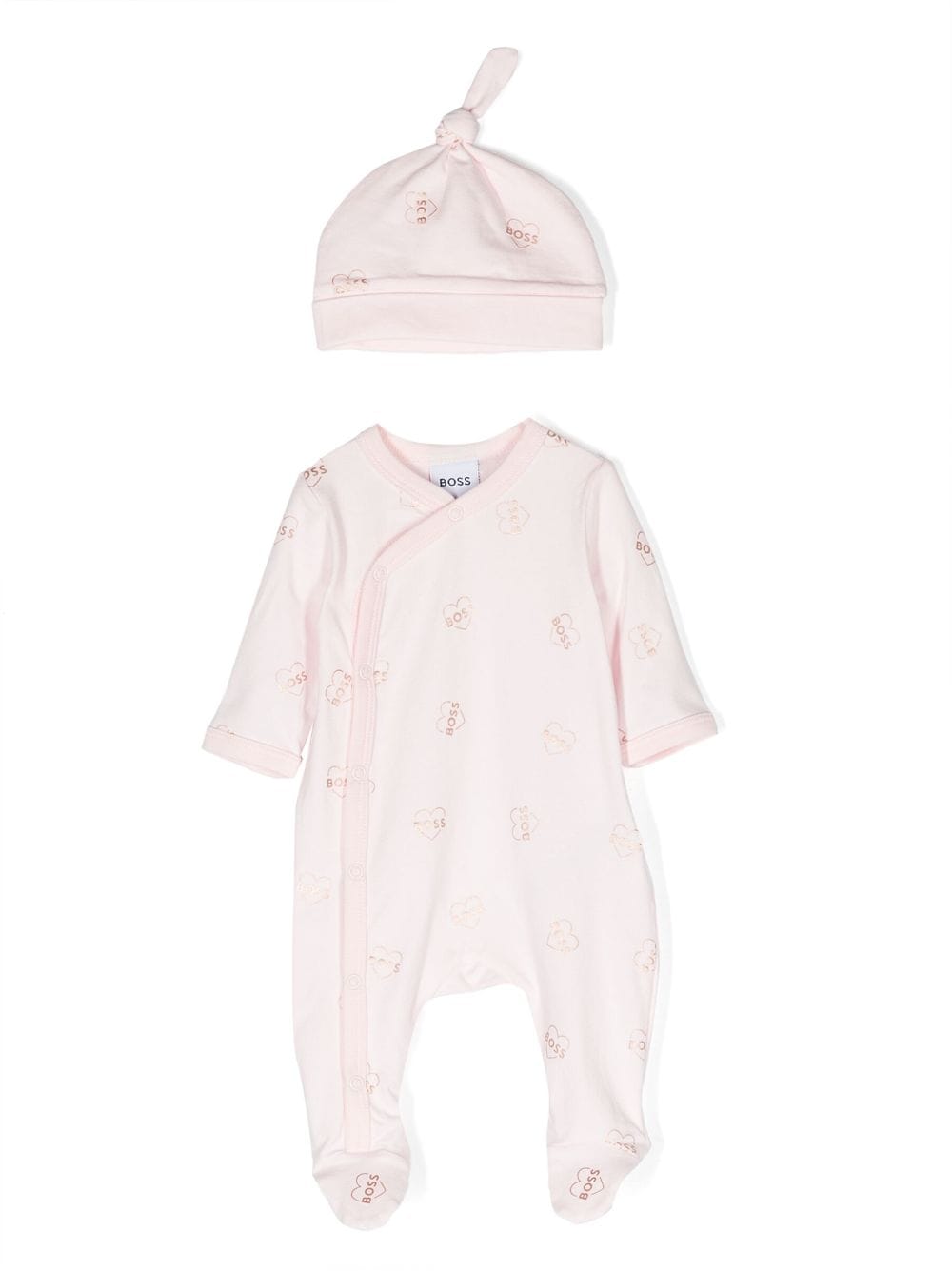 BOSS Kidswear logo-print cotton pyjama set - Pink von BOSS Kidswear