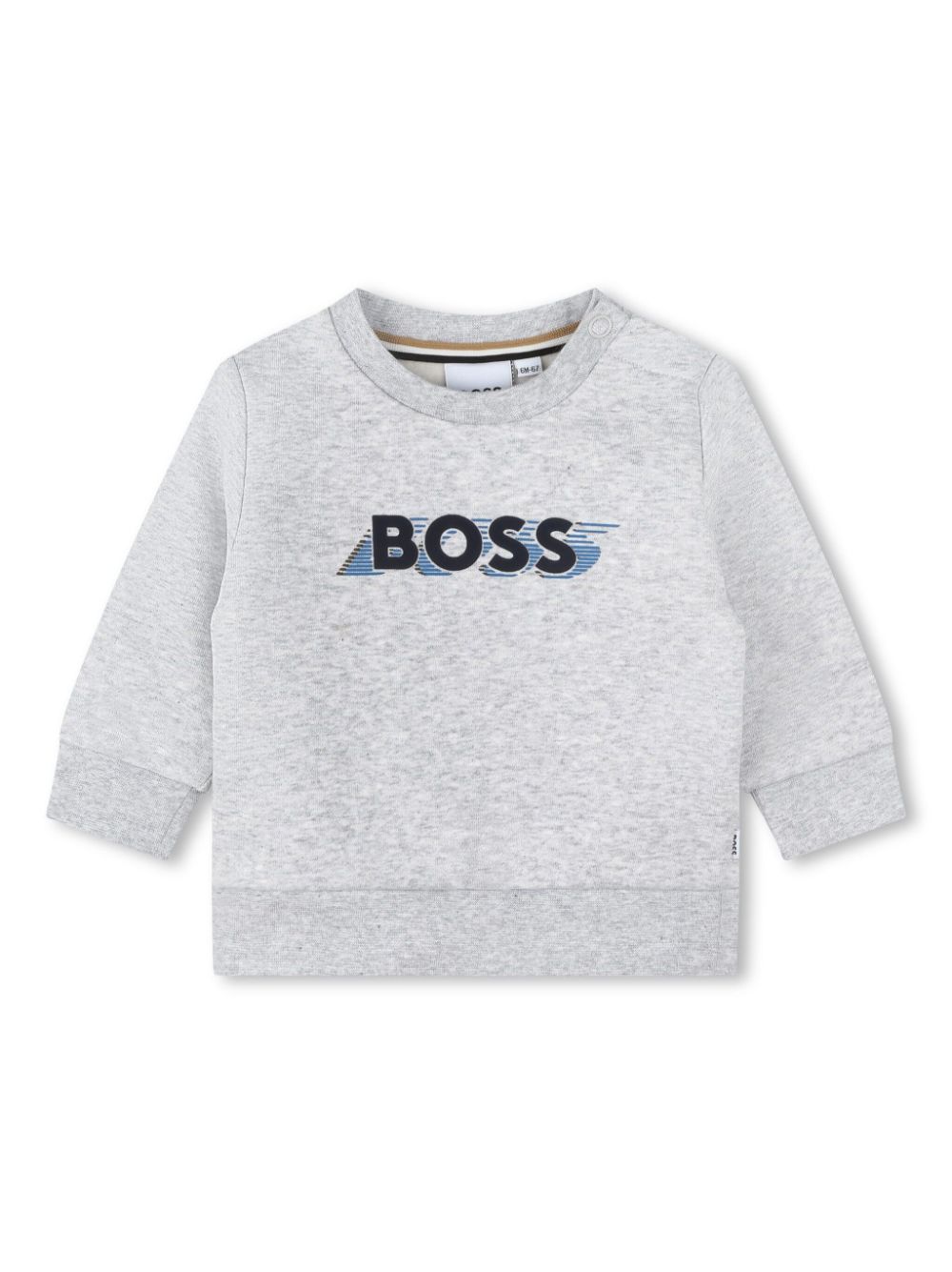 BOSS Kidswear logo-print cotton sweatshirt - Grey von BOSS Kidswear