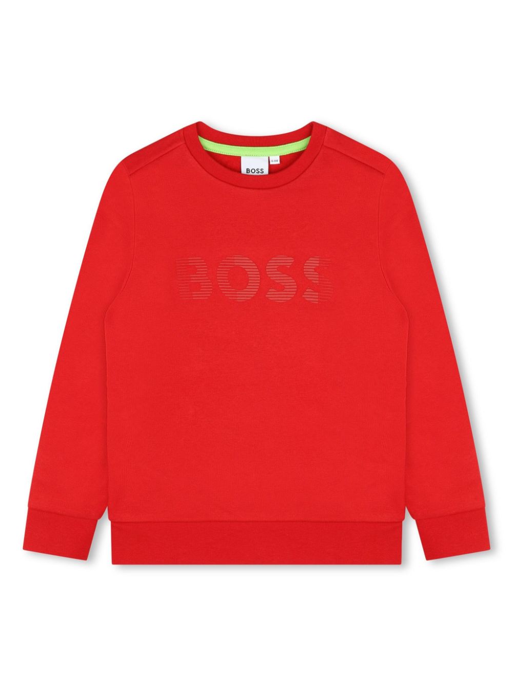 BOSS Kidswear logo-print cotton sweatshirt - Red von BOSS Kidswear