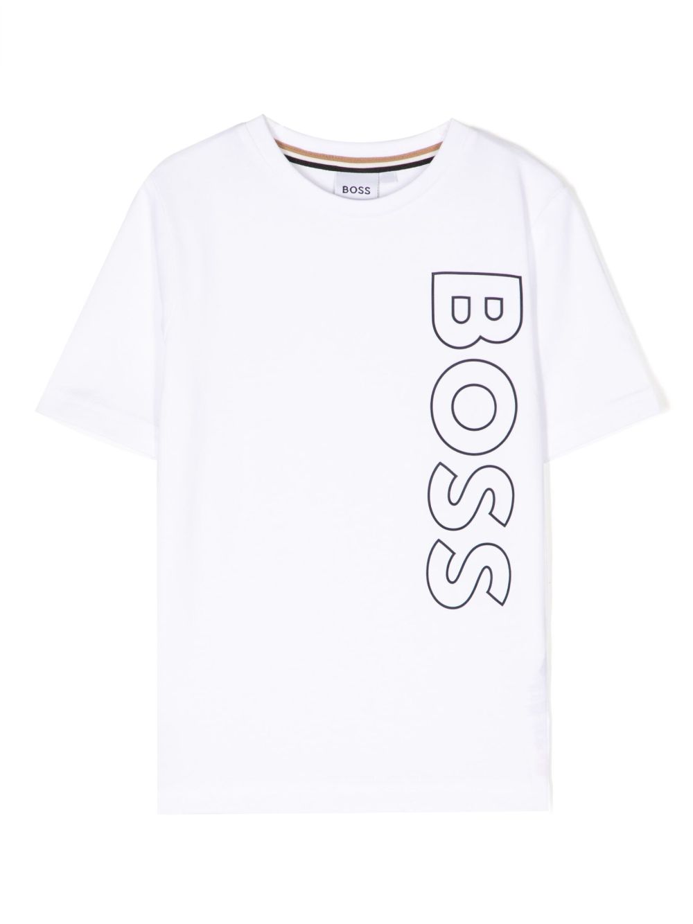 BOSS Kidswear logo-print crew-neck T-shirt - White von BOSS Kidswear