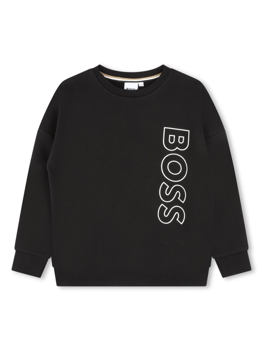 BOSS Kidswear logo-print crew-neck sweatshirt - Black von BOSS Kidswear