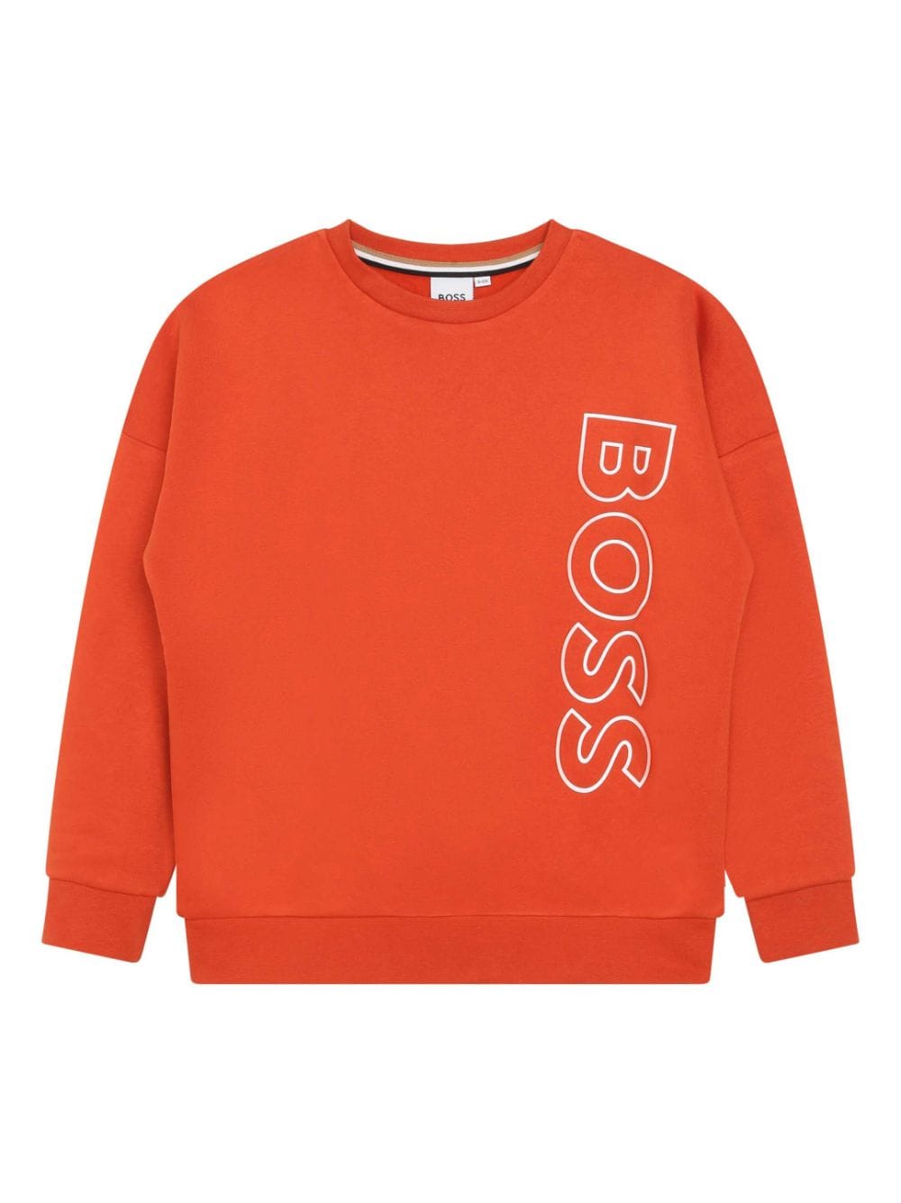 BOSS Kidswear logo-print crew-neck sweatshirt - Orange von BOSS Kidswear