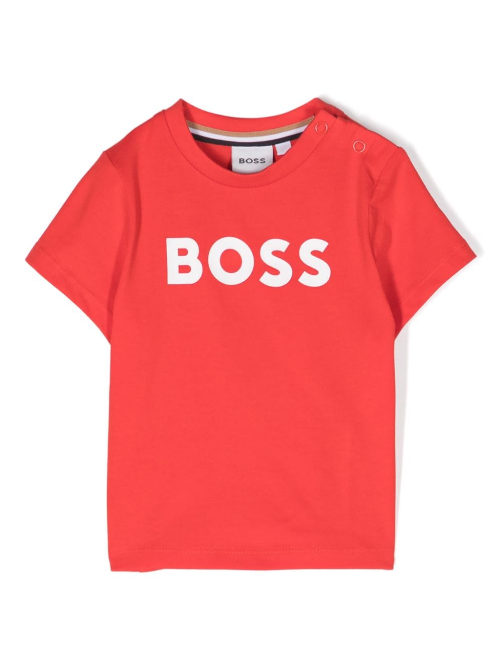 BOSS Kidswear logo-print jersey T-shirt - Red von BOSS Kidswear