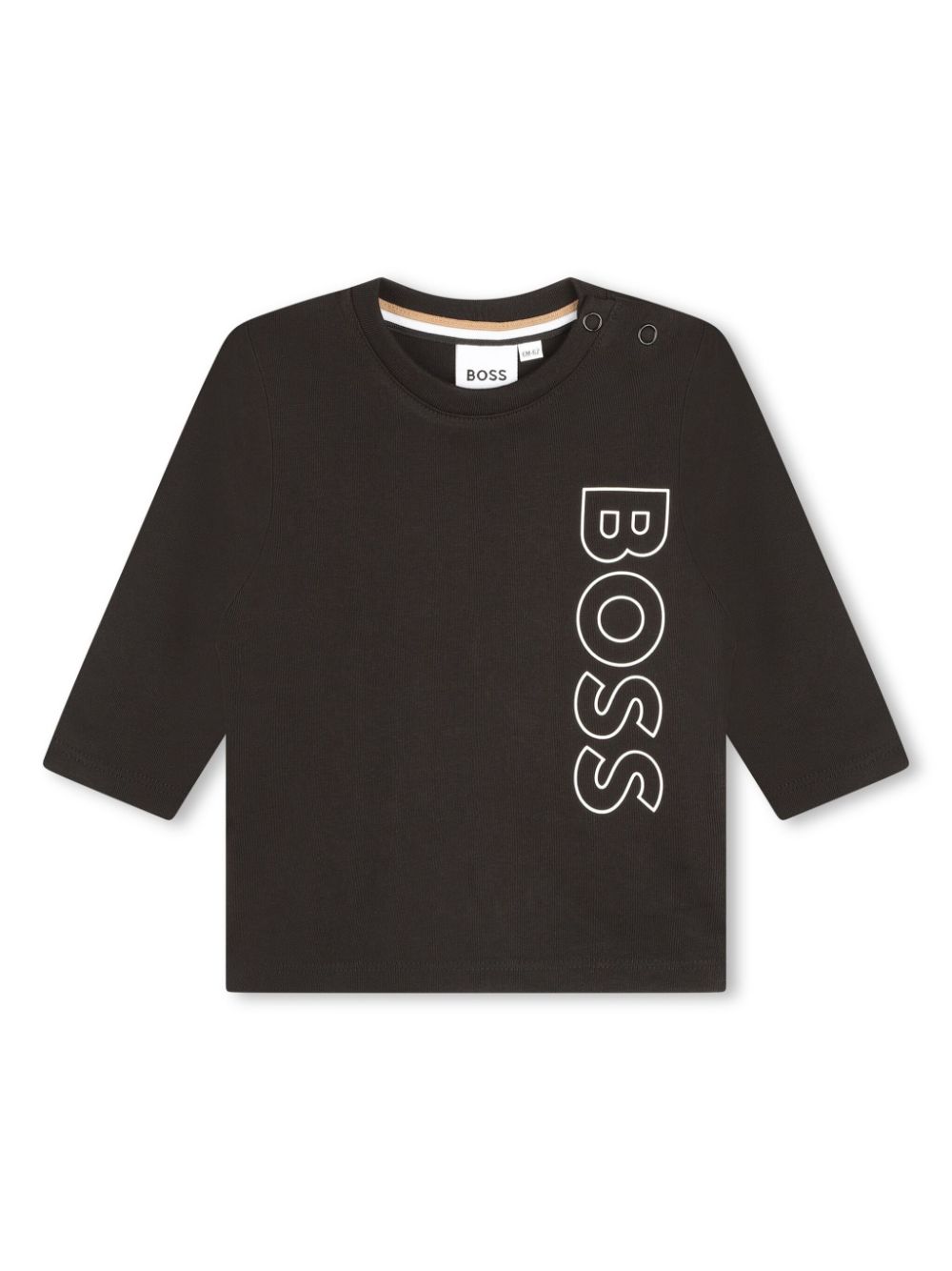 BOSS Kidswear logo-print jersey cotton sweatshirt - Black von BOSS Kidswear