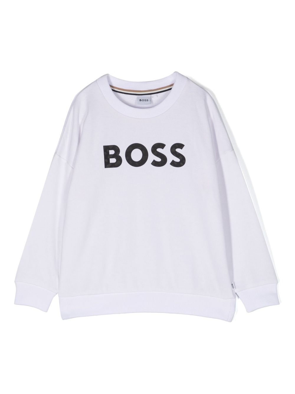 BOSS Kidswear logo-print jersey sweatshirt - White von BOSS Kidswear