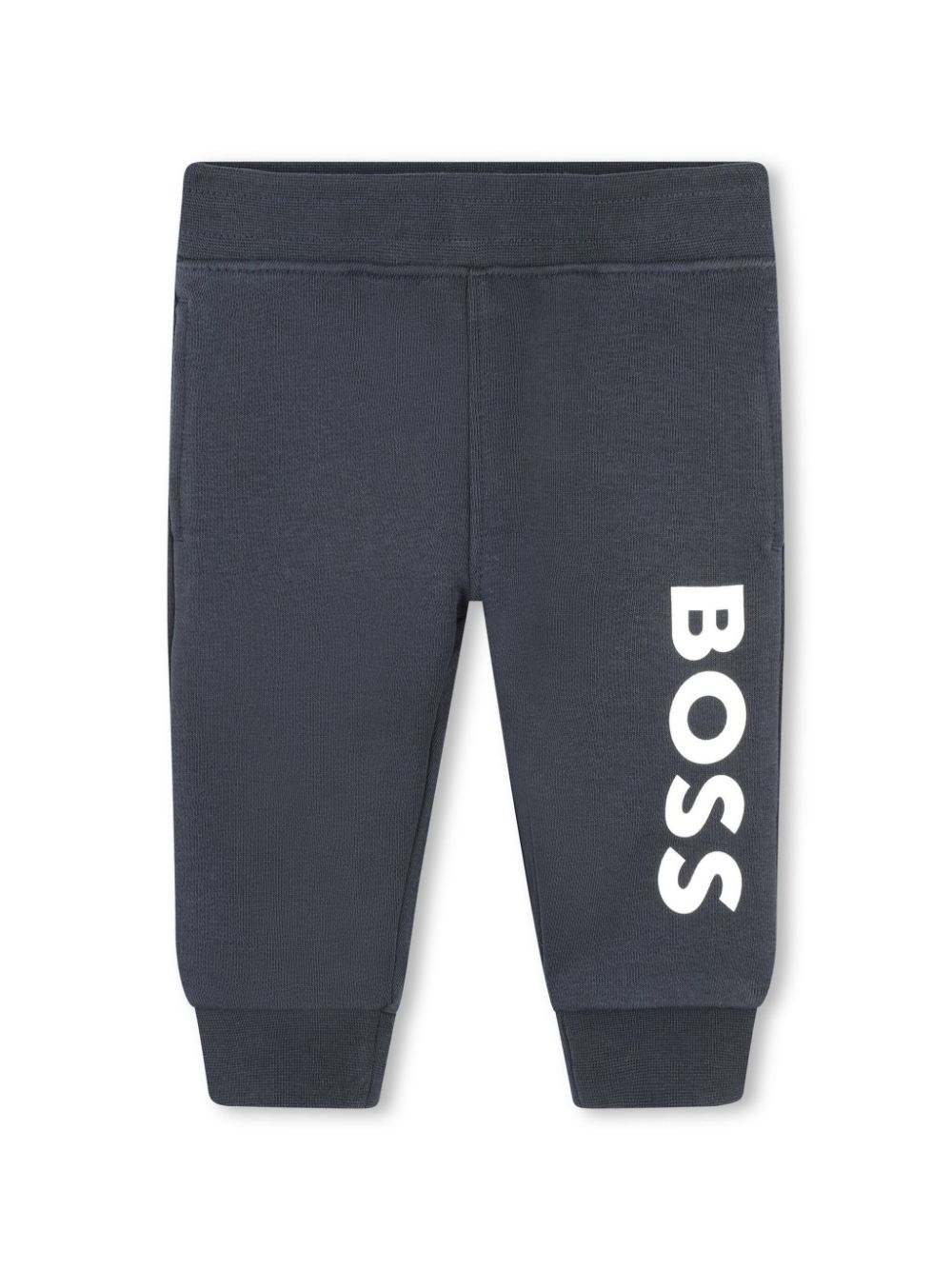 BOSS Kidswear logo-print jersey tracksuit bottom - Blue von BOSS Kidswear