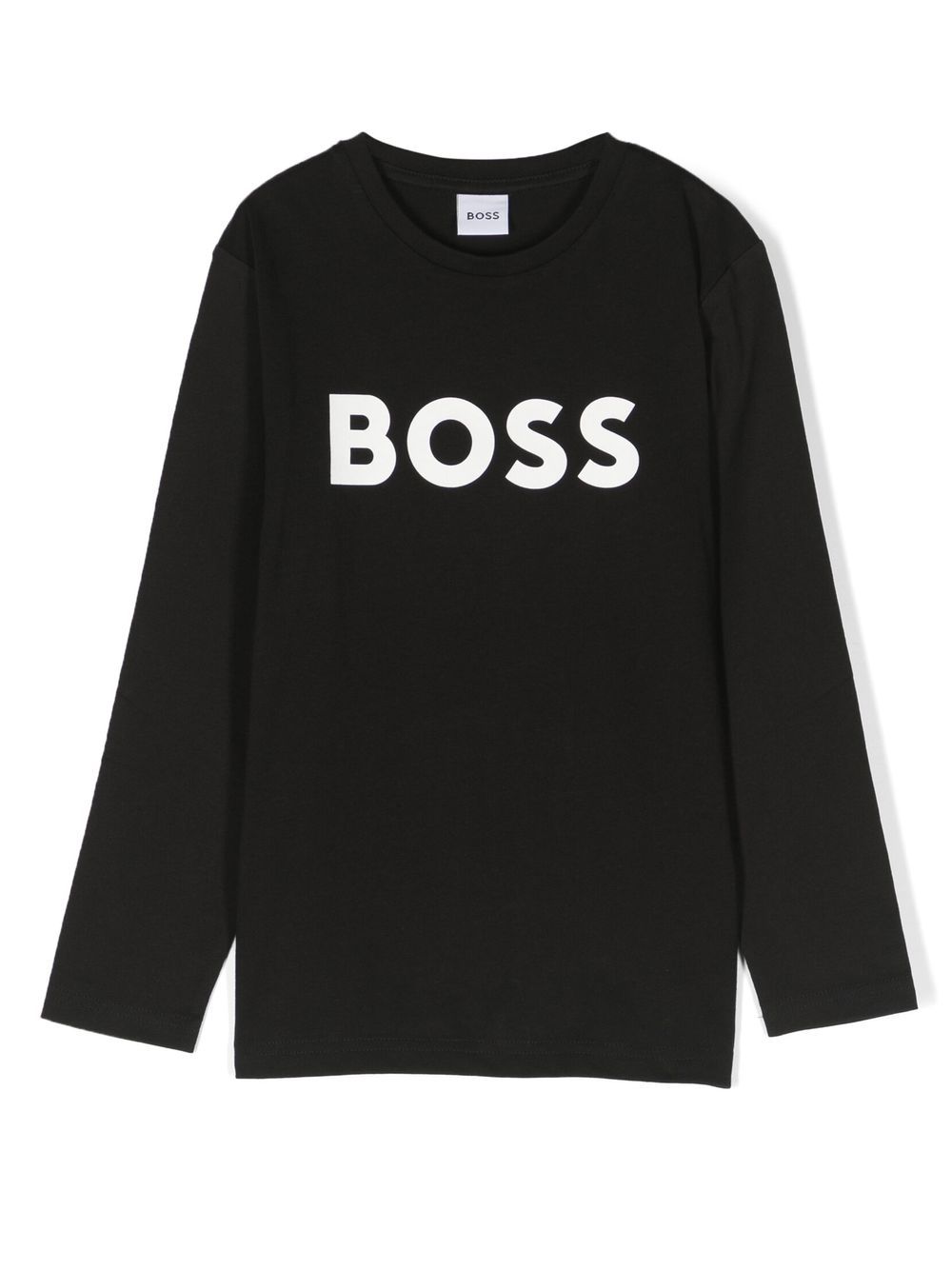 BOSS Kidswear logo-print long-sleeve T-shirt - Black von BOSS Kidswear