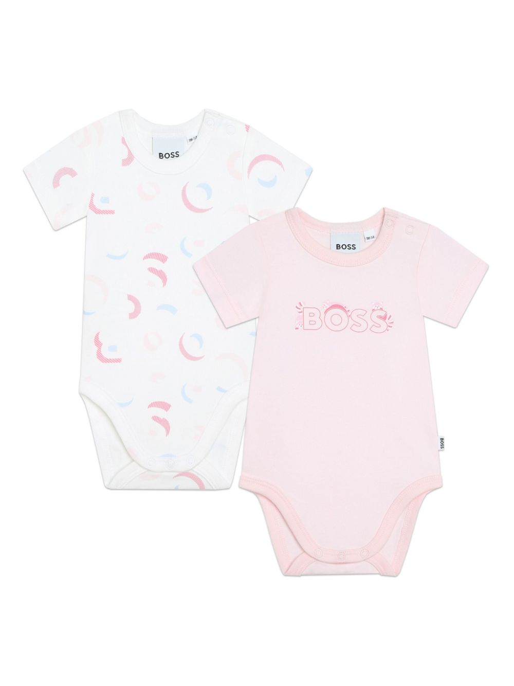 BOSS Kidswear logo-print organic cotton body (pack of two) - White von BOSS Kidswear