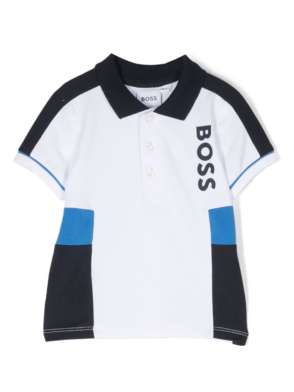 BOSS Kidswear logo-print polo shirt - White von BOSS Kidswear